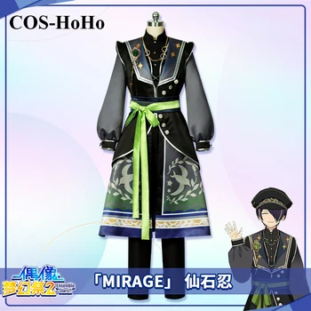 COS-HoHo Ensemble Stars 2 MIRAGE Shinobu Sengoku/Aoi Hinata/Ogami Koga játékruha Gyönyörű egyenruha cosplay jelmez parti ruha