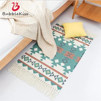 Cotton Kilim bojt puha szőnyegek nappalihoz hálószoba gyerekszoba otthoni szőnyeg padló ajtószőnyeg egyszerű északi stílusú dekorációs szőnyegek