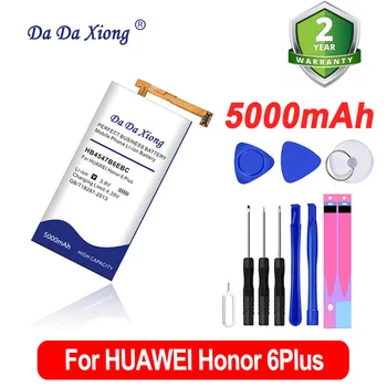 DaDaXiong eredeti 5000mAh HB4547B6EBC HuaWei Honor 6 Plus PE-TL20 UL00 TL10 CL00 mobiltelefon akkumulátorhoz
