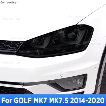 GOLF MK7 MK7.5 2014-2020 autó külső fényszóró karcmentes első lámpa árnyalat TPU védőfólia javítási tartozékok matrica