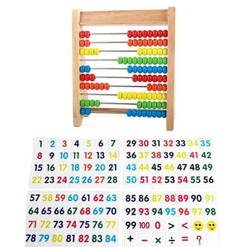 Gyermek aritmetikai taneszközök számítási kerete Abacus oktatási eszköz tanítási keret
