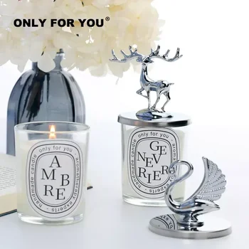 Gyertyatartók Senior illatos gyertya illat Európai stílusú romantikus gyertya Lakberendezés Kézzel készített szójaviasz karácsonyi ajándékok