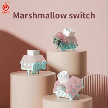 Kailh Box Marshmallow kapcsoló Mechanikus keyborad kapcsoló Lineáris előre tapintható Cilcky kapcsolók Nagyon sima barkácsolás