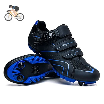 Kerékpáros cipők MTB férfi országúti kerékpáros cipők Speed Sneakers Lapos versenycipők Lovaglócsizmák Női csíptető Spd Pedál Mountain Kerékpár Lábbeli