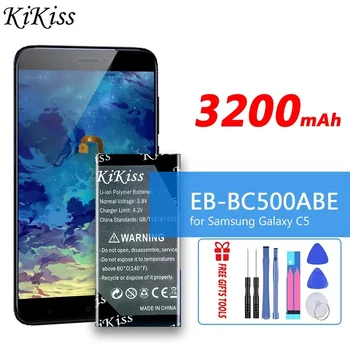 KiKiss EB-BC500ABE EBBC500ABE 3200mAh akkumulátor Samsung Galaxy C5 SM-C5000 csere Bateria