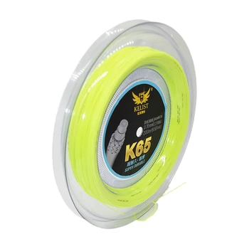 Kiváló minőségű 0,7 mm-es extrém tartós és hidegálló tollaslabda ütőzsinór 200M fluoreszkáló sárga