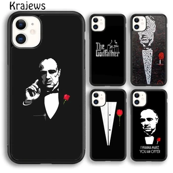 Krajews Classic Movie Keresztapa telefontok tok iPhone 15 SE2020 14 6 7 8 plus XR XS 11 12 13 pro max Plus coque Fundas
