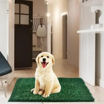 Kutya fűpárna Műfüves szőnyeg gyep kutyáknak Beltéri kültéri fűszőnyeg műfüves szőnyeg bejárathoz Kisállat dekoráció 23,62 X