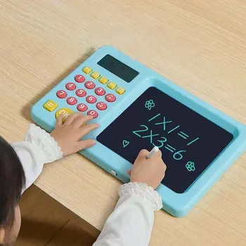 Kézírás-felismerő tábla Gyerekek Angol rajztábla Matematika Kincses képzés Tanulás LCD Spanyol számológép Mentális aritmetikai gép