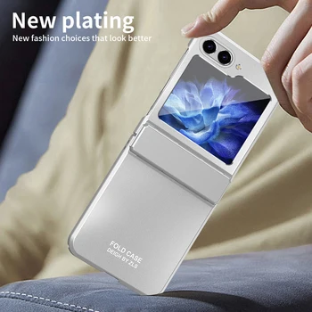 Luxus védelem zsanértáska tok Samsung Galaxy Z Flip 5 Flip4 Flip3 Flip5 Flip 3 4 Zflip5 5G telefon kiegészítők Coque