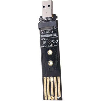 M.2 NVME - USB adapter, RTL9210 chip M-Key M.2 NGFF NVME USB 3.1 kártyaolvasó 10Gbps nagy teljesítményű M.2 USB adapter