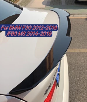M4 stílusú hátsó csomagtartó spoiler szárny Csomagtartó ajak ABS Carbon Megjelenés BMW F30 3-as sorozatú 4 ajtós szedán 2012-2018 & F80 M3 szedán 2014-2019