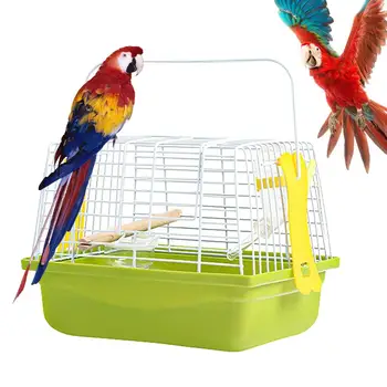 Madárketrecek fészkek madarak szállító ketrec papagáj ki a ketrecből Kis madárketrec Háztartási négyzet Hordozható madarak ketrecei Kisállat kellékek