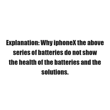 Magyarázat: Miért nem mutatja az akkumulátor az egészséget és a megoldást? Modell: Xr-Xs-XsMax-11-11pro-11promax-12-12mini-12pro-12promax