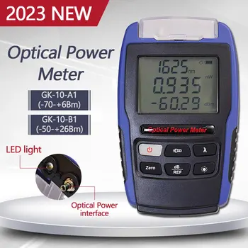 MINI száloptikai teljesítménymérő LED lámpával OPM kézi száloptikai kábel teszter -70 + 6dBm vagy -50 + 26 dBm