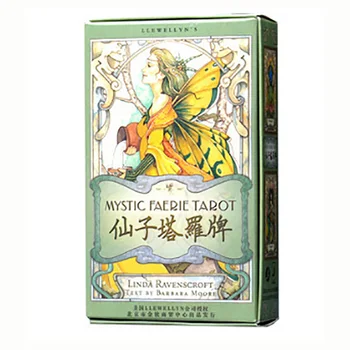 Misztikus Tarot kártyák Jósló kártyák Játék 12*7cm kártyák Kínai verzió Család/Barátok
