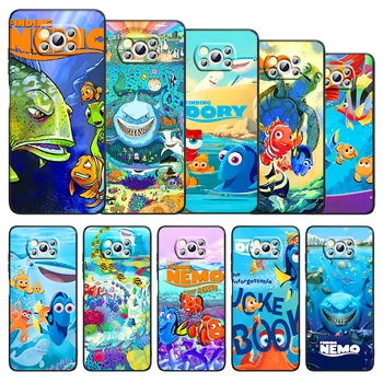 Némó bohóchal nyomában Dianey Phone Case Xiaomi Mi Poco X4 X3 NFC F4 F3 GT M5 S M4 M3 M2 X2 F2 F1 Pro C3 5G Black TPU
