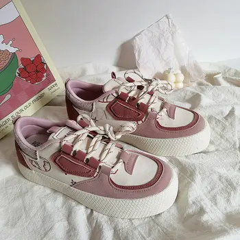 Női cipők Mindenki számára Könnyű lélegző alkalmi női cipők Női sportcipők Aranyos rózsaszín tornacipők Zapatos de Mujer lánynak