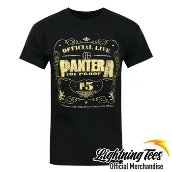 Pantera Official 101 Proof Rock Band Black Póló