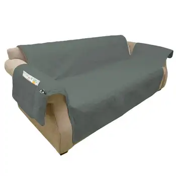 Protector bútorhuzatok - 100% vízálló kanapéhuzatok kutyáknak vagy macskáknak - 3 párnás kisállat kanapéhuzat csúszásmentes pántokkal 