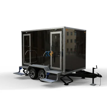 Pótkocsi előregyártott előregyártott bio konténer zuhanyzók hordozható WC zuhanyzó ház Luxus mellékhelyiség mobil