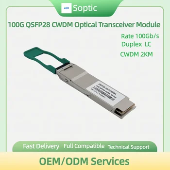 QSFP28-100G-CWDM4 IR4 1310nm 2km LC 100G QSFP28 Rate 100G optikai szálas modul Cisco kompatibilis