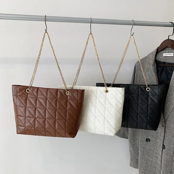 Ringer Chain Tote Bag női új koreai verzió Nagy kapacitású divat egyvállas crossbody táska
