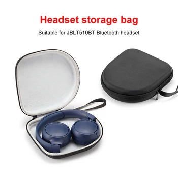 RYRA EVA kemény tok fülhallgató védőtáska doboz Fejhallgató tároló táska szervező hordtáska JBLT450BT/E500BT/T500BT/T510BT számára