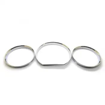 Sebességmérő mérőműszer tárcsagyűrűk Keret díszítőgyűrűk Mercedes Benz W124-hez 1984-1995 W126 1979-1991 (króm ezüst)