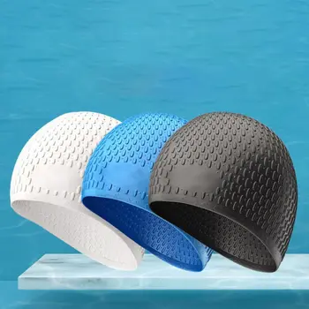 szilikon úszósapka Kiváló minőségű fülvédő vízálló ultravékony sapkák Nagy rugalmasságú 3D úszósapka Sport
