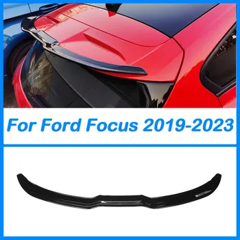 szénszálas mintázatú megjelenés autó hátsó csomagtartó spoiler csomagtartó csomagtartó szárny ajak a Ford Focus MK4 ST-LINE 2019-2023 autó farok tetőszárny splitter