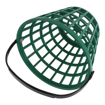 Toddmomy golflabda kosár műanyag golflabda vödör golflabda tároló konténer fogantyú kültéri sportstadion kiegészítők