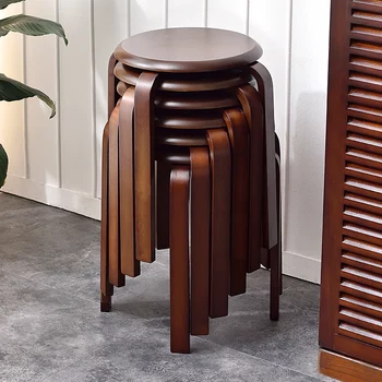 Tömörfa székek, háztartási egymásra rakható padok, alacsony székek, fából készült székek és Fiona Fang székek