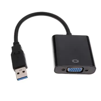 USB 3.0 VGA külső videokártya többmonitoros adapterkábel számítógéphez