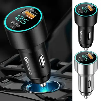 USB autós töltő gyorstöltő PD20W QC3.0 könnyebb adapter mobiltelefonhoz Plug and Play automatikus töltőadapter lakóautókhoz, szedánokhoz, SUV-khoz