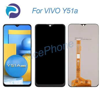 VIVO Y51a LCD kijelzőhöz Érintőképernyős digitalizáló szerelvény cseréje 6,58