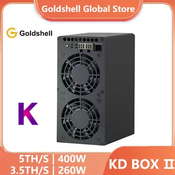 VÁSÁRLÁS 3 KAP 2 INGYEN Új kiadású Goldshell KD BOX II 5TH/s 400W Asic Kadena Miner Mining KDA Nincs tápegység