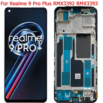 Új eredeti a Realme 9 Pro Plus 5G kijelzőhöz LCD képernyő 6.4